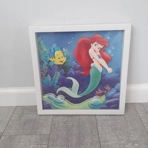 Ariel Little Mermaid Framed Wall Art